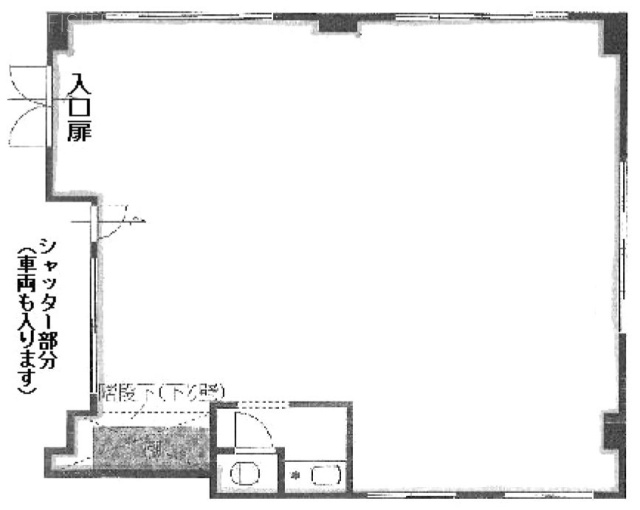 第二丸福ビル1F 間取り図