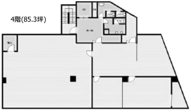 エトワールビル4F 間取り図