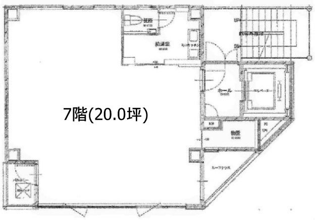 根本ビル7F 間取り図