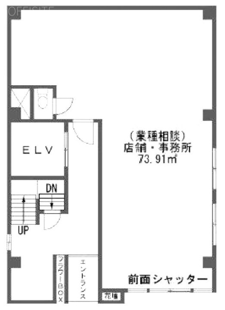 TTS-GTビル1F 間取り図