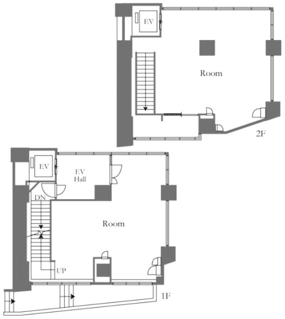 ザ・ベルグレイヴィア麻布1F~2F 間取り図
