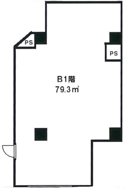 アグリアス鷺沼ビルB1F 間取り図