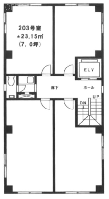 東和錦町ビル203 間取り図