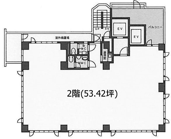 北参道ヒルズ2F 間取り図
