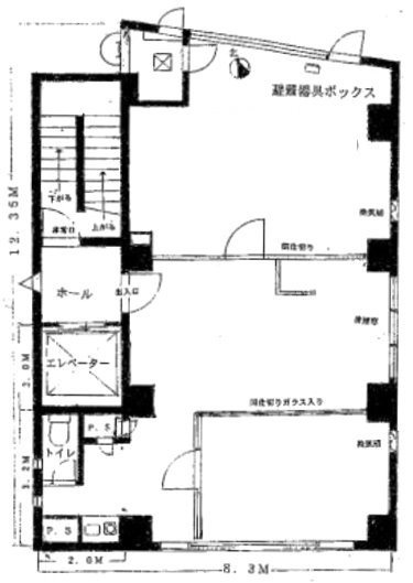 関東ビル3F 間取り図