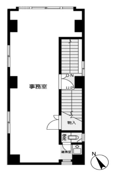 腰高ビル2F 間取り図