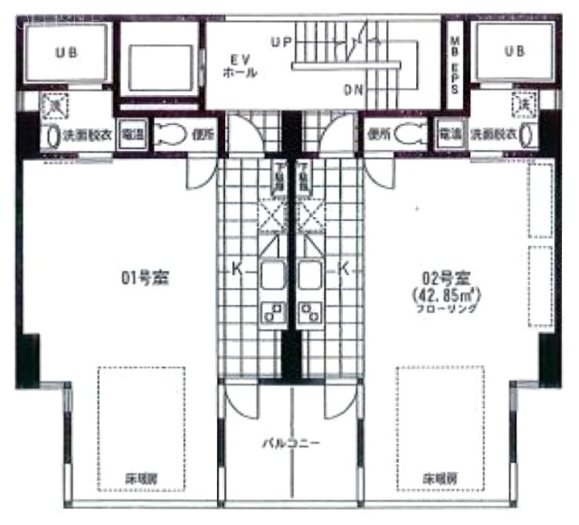 フォージットビル402 間取り図