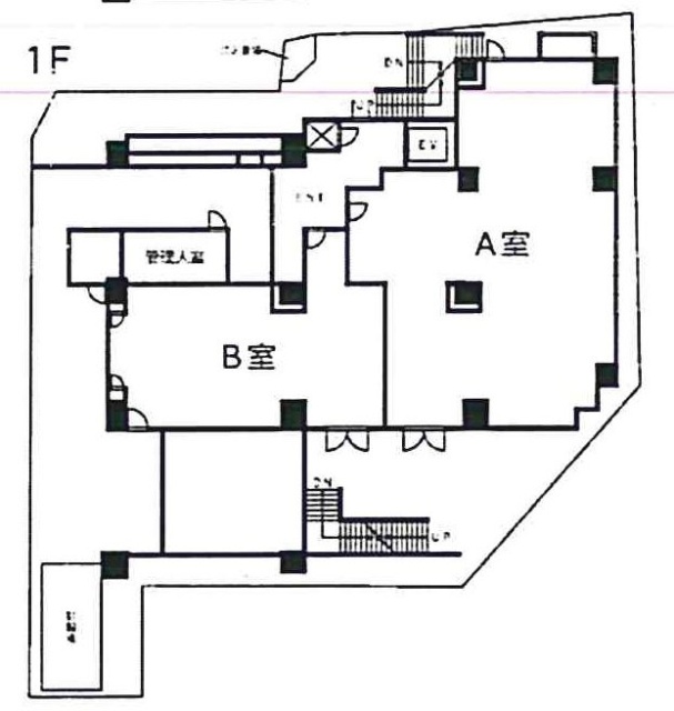 フェルテ中野AB 間取り図