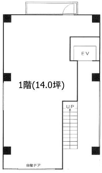 竜王ビル1F 間取り図