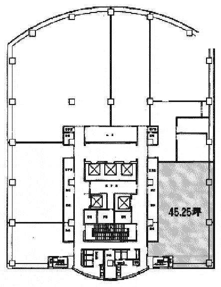 横浜東口ウィスポートビル15F 間取り図