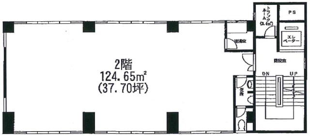 青木ビル2F 間取り図