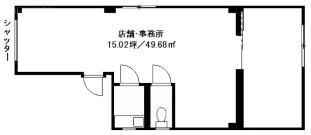 MORIビル1F 間取り図