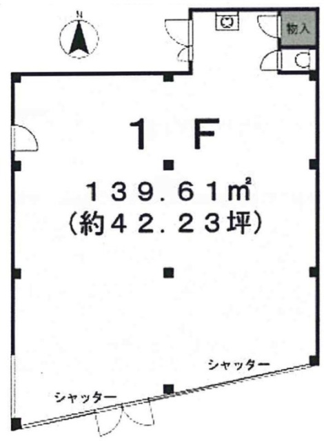 カーサステラⅡビル1F 間取り図