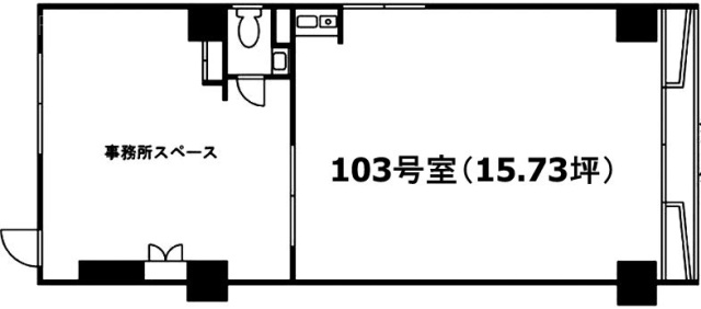 双葉クラウンハイツ103 間取り図