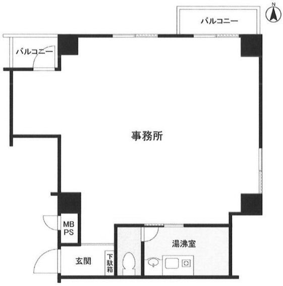 朝日プラザ代々木山手302 間取り図