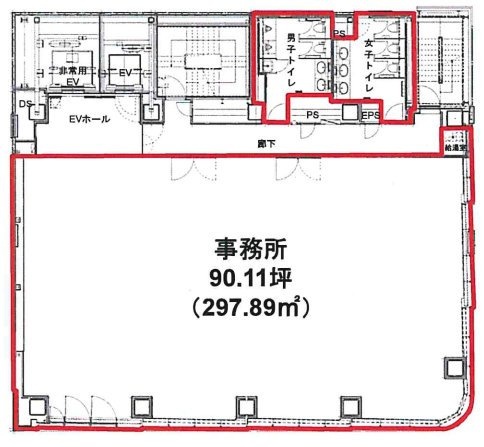 虎ノ門八束ビル5F 間取り図