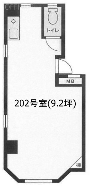 KUDOビル202 間取り図