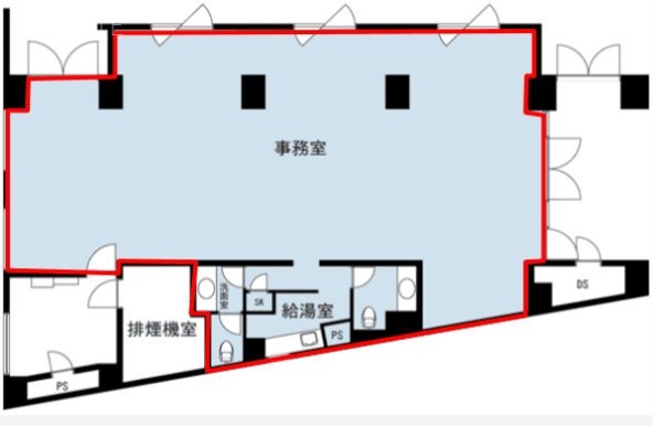 KDX新宿ビル1F 間取り図