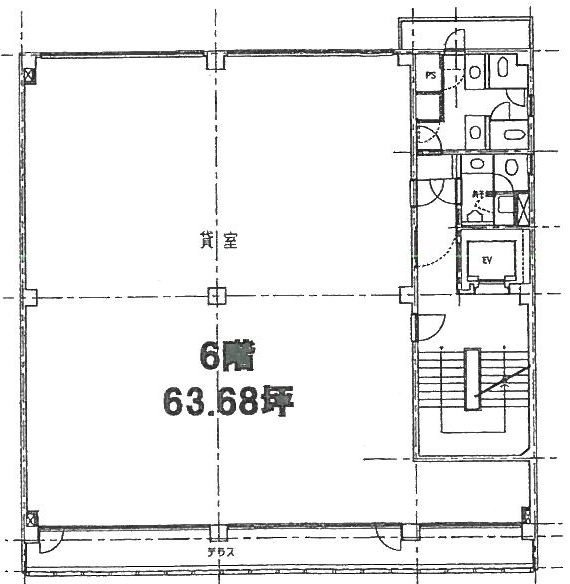 銀昭ビル6F 間取り図