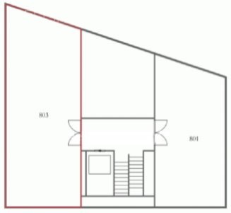 三久ビル803 間取り図