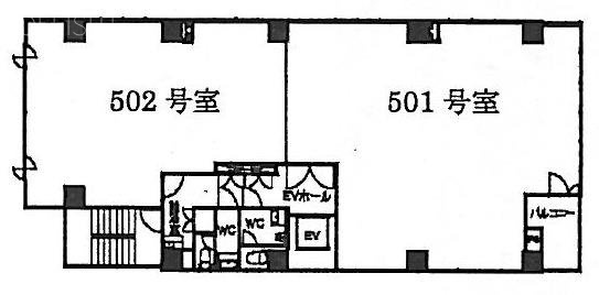 MYSビル501 間取り図