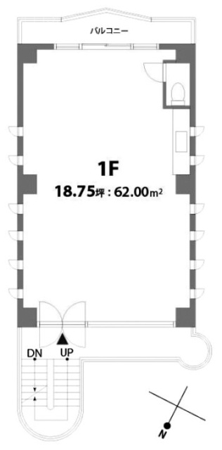 JKビル1F 間取り図