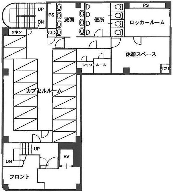 三経14ビル4F 間取り図