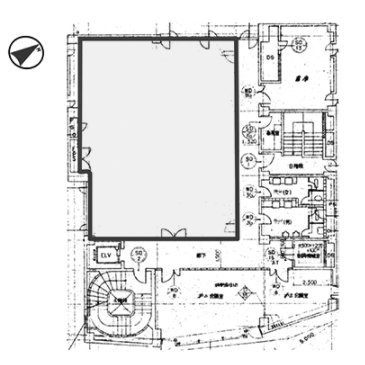 城南信用金庫青山支店4F 間取り図