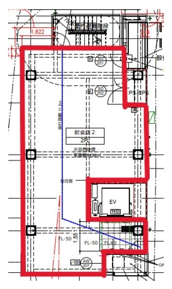 ACN三軒茶屋ビル2F 間取り図