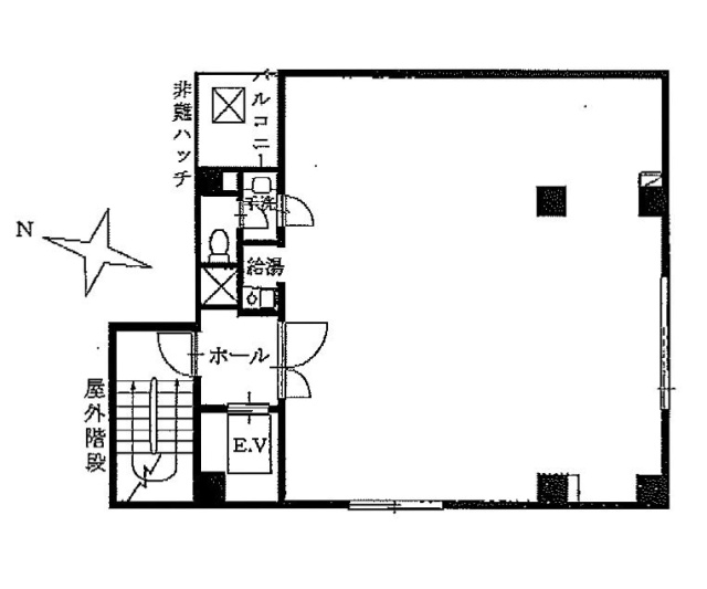 石井ビル4F 間取り図