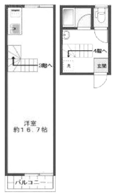 F・S南青山308 間取り図