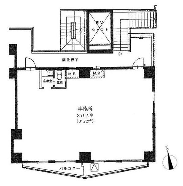 ソレアード東府中201 間取り図