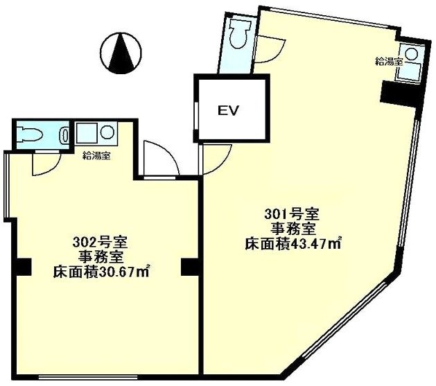 木下ビル301 間取り図