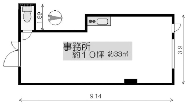 長谷川ビル202 間取り図