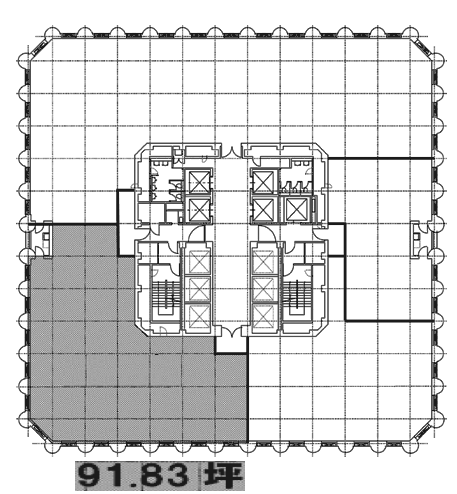 横浜天理ビル4F-3 間取り図