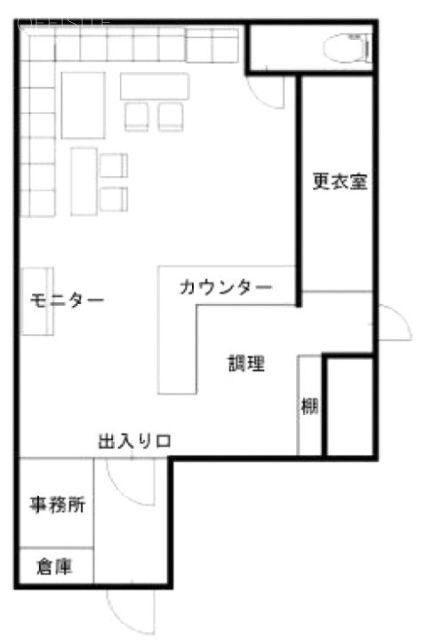 ディアヒルズ1F 間取り図