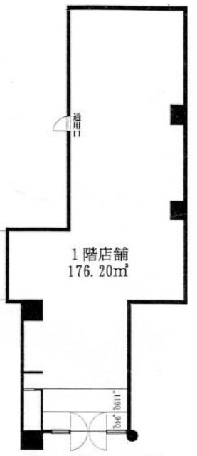 セレクトガーデン池袋ビル1F 間取り図