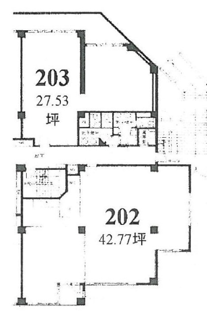 麻布パークサイドビル202 間取り図