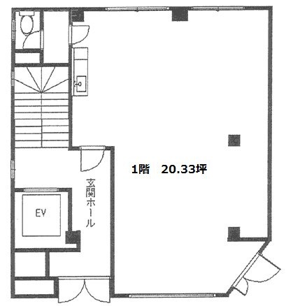 松本ビル1F 間取り図