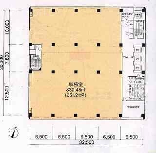 渋谷道玄坂東急ビルA 間取り図