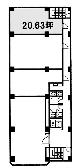 加瀬ビル888F 間取り図