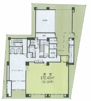 住友不動産芝ビル2号館1F 間取り図