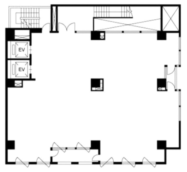 本町アンバービル2F 間取り図