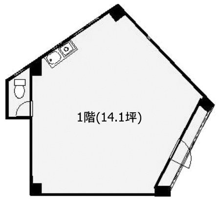 小川ビル1F 間取り図