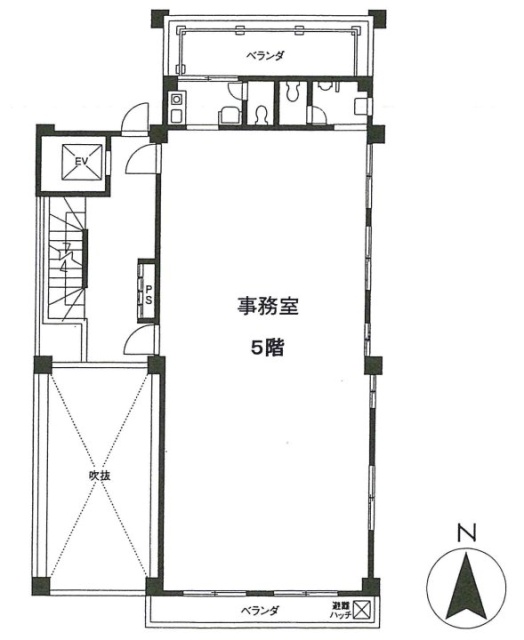 エイトビル5F 間取り図