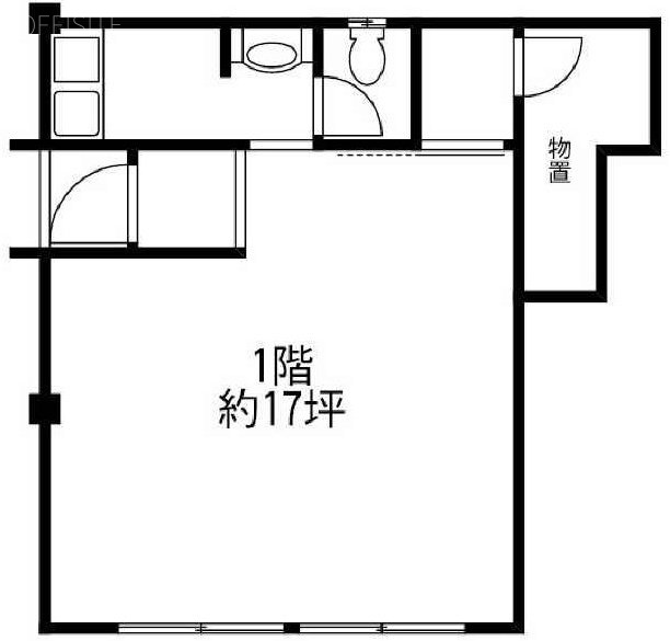 引間ビル1F 間取り図