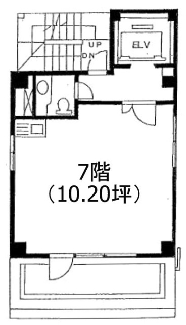 アオキビスポークビル7F 間取り図