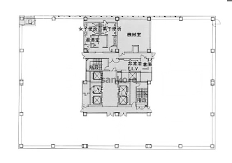 田町センタービル10F 間取り図