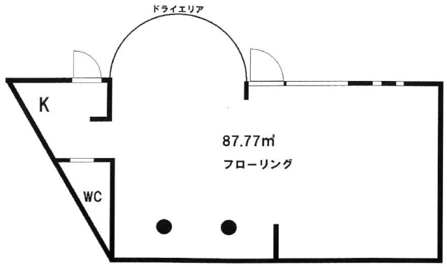 SパティオビルB1F 間取り図