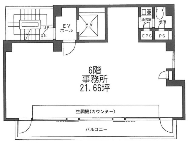 安藤ビル6F 間取り図